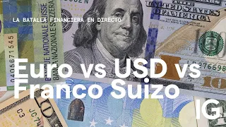 Euro VS Dólar norteamericano VS Franco Suizo
