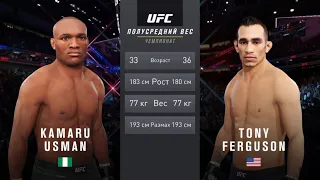 КАМАРУ УСМАН VS ТОНИ ФЕРГЮСОН UFC 4 CPU VS CPU