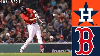 Boston Red Sox vs Houston Astros: ALCS Game 3 Highlights