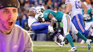 British Guy Reacts to the NFL BIGGEST HITS (HERE COMES THE BOOM)