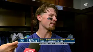Witt on his inside-the-park home run: 'Baseball gods were on my side'