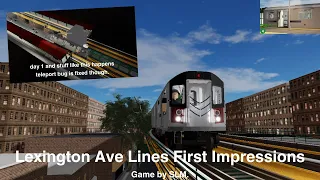 Lexington Ave Lines First Impressions