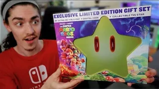 Unboxing EXCLUSIVE Limited Edition The Super Mario Bros. Movie 4K Star Tin Blu-Ray!