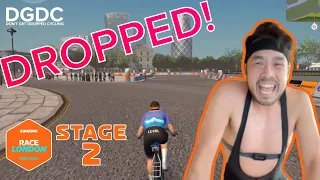 Stuck in Zwift no man's land... DROPPED!