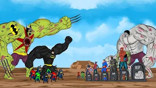 Rescue HULK & SPIDER MAN vs ZOOMBIE BATMAN: Returning from the Dead SECRET - FUNNY