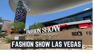 Fashion Show Las Vegas: Shopping Mall on the Las Vegas Strip Morning Walk-Through 7/27/22