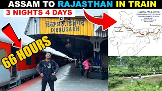 India's Daily Running Longest train || 66 + Hours in train