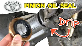 How to Replace Toyota Pinion Oil Seal in Rear Differential/3rd Member