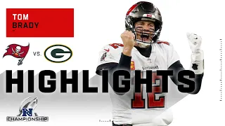 Tom Brady the GOAT Let's Rip w/ 3 TDs to Go to the Super Bowl Once More | NFL 2020 Highlights