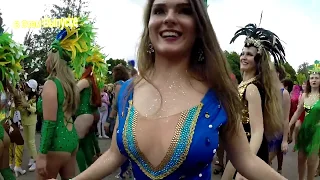 Бразильский карнавал в Москве, Brazilian in the carnival, Moscow Samba Festival 2019