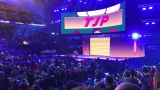 TJP full entrance - WWE RAW Live in O2 London 8 May 2017