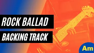 Rock Ballad Backing Track in Am