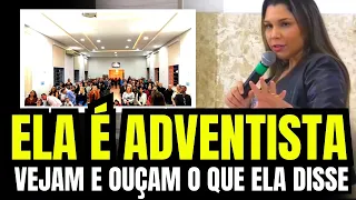 NO PÚLPITO DA IGREJA ADVENTISTA PREGADORA RASGA O VERBO CRISTIANISMO ARTIFICIAL #iasd #adventistas