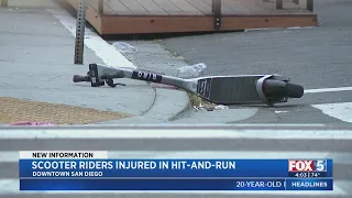 Scooter Riders Injured In Hit-And-Run