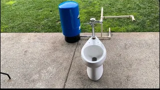 Updated Flushometer Toilet Setup!