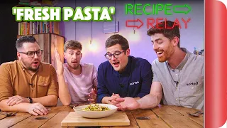 FRESH PASTA Recipe Relay Challenge | Pass It On S2 E3 | Sorted Food