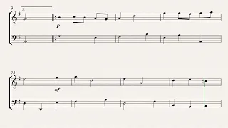 telemann twv 32:13 minuet in g flute and cello sheet music