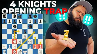 The Hidden Trap in the Four Knights Game, Tricks & Traps