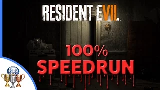 Resident Evil 7 100% NG+ Speedrun  [World Record] 2:01'50- Collectible Files, Mr. Everywhere & Coins