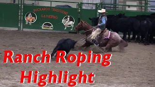 2023 Buckaroo Traditions Gather Ranch Roping Highlight Video