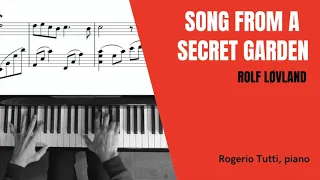 Song from a Secret Garden - Piano Tutorial - Sheet Music