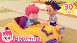 🚘 Bebefinn Car Songs Compilation | Baby Car Doo Doo Doo | Nursery Rhymes for Kids