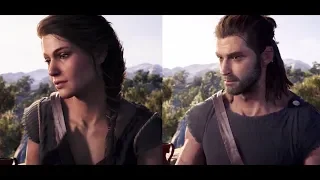 Assassin's Creed Odyssey Kassandra and Alexios character comparison