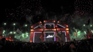 Headhunterz at The Basscon, wasteland stage at EDC Las Vegas 2022