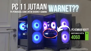 Rakit PC 11 Juta Untuk Warnet Gaming Hemat Daya | PC Kembar VGA RTX 4060