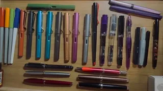 НЕсерьезный обзор перьевых ручек/Первый взгляд на Lamy, Kaweco, TWSBI, Pilot, Parker, Waterman