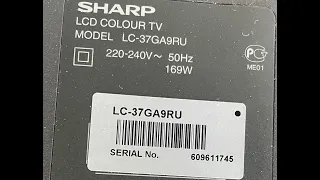 Ремонт телевизора Sharp - LC-37GA9RU