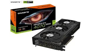 I bought a new Nvidia RTX 4070 Super : Installing, testing