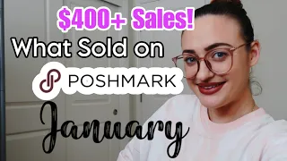 $400+ in Sales! | What Sold on Poshmark | January 2024 | Part Time Reseller
