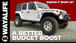 Jeep JL WRANGLER Lift Kit Installation RANCHO 2 Inch Sport Lift - A BETTER BUDGET BOOST