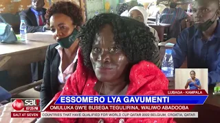 ESSOMERO LYA GAVUMENTI - Omuluka gw'e Busega tegulirina ,waliwo abadooba