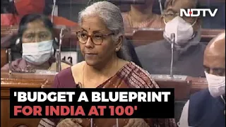 Budget 2022: Budget A Blueprint For India At 100: Finance Minister Nirmala Sitharaman