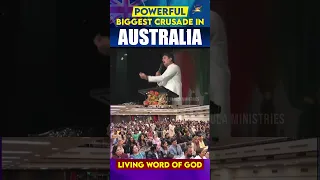 POWERFUL BIGGEST CRUSADE IN AUSTRALIA || #shorts || Ankur Narula Ministries