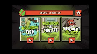 Nickelodeon Games - Germ Squirmish All Types Of Battle Gameplay Part 1