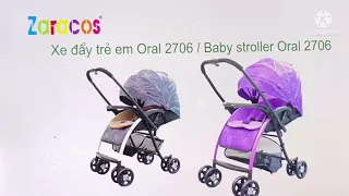 🤩XE ĐẨY CHO BÉ ZARACOS ORAL GỌN NHẸ KÈM HƯỚNG DẪN CÁCH LẮP RÁP & SỬ DỤNG🤩👇