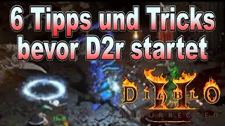 6 Tipps und Tricks bevor Du in D2r startest :: Diablo 2 Resurrected deutsch ::