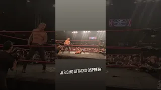 CHRIS JERICHO ATTACKS WILL OSPREAY BEFORE #ALLIN