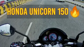 Honda unicorn top speed 🔥