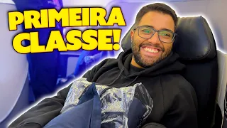 PRIMEIRA VEZ VIAJANDO NA PRIMEIRA CLASSE!!!