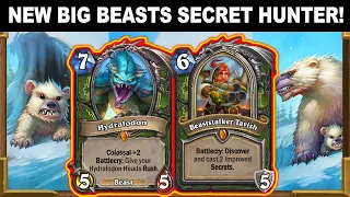 My Big Beasts Secret Hunter Deck Is Here To Make You Happy! Voyage to the Sunken City | Hearthstone