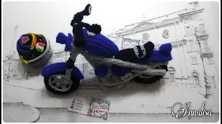 Motocicletta  moto amigurumi uncinetto moto crochet SUB- ENG /SUB ESP