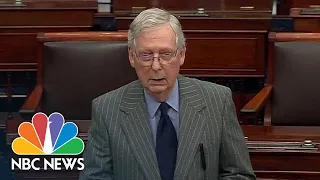 Mitch McConnell Outlines Next Steps Upon Senate Receiving Impeachment Articles | NBC News