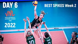 Best Volleyball Spikes - Week 2 DAY 6 | VNL 2022