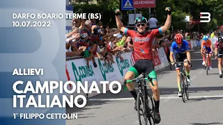 Filippo Cettolin (Veneto) vince il campionato italiano Allievi a Darfo Boario Terme (BS)