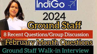 Indigo Airline Ground Staff Walk-in interview Questions | Ground Staff Jobs Questions | GD Topics