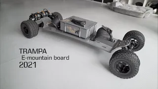 #102 Trampa e-mountain board 2021 Full build - 21700 Massive monster box with 9" OBD